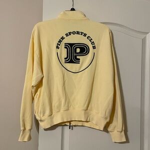 Victoria’s Secret Pink Yellow Zip up Jacket Pink Sports Club XS